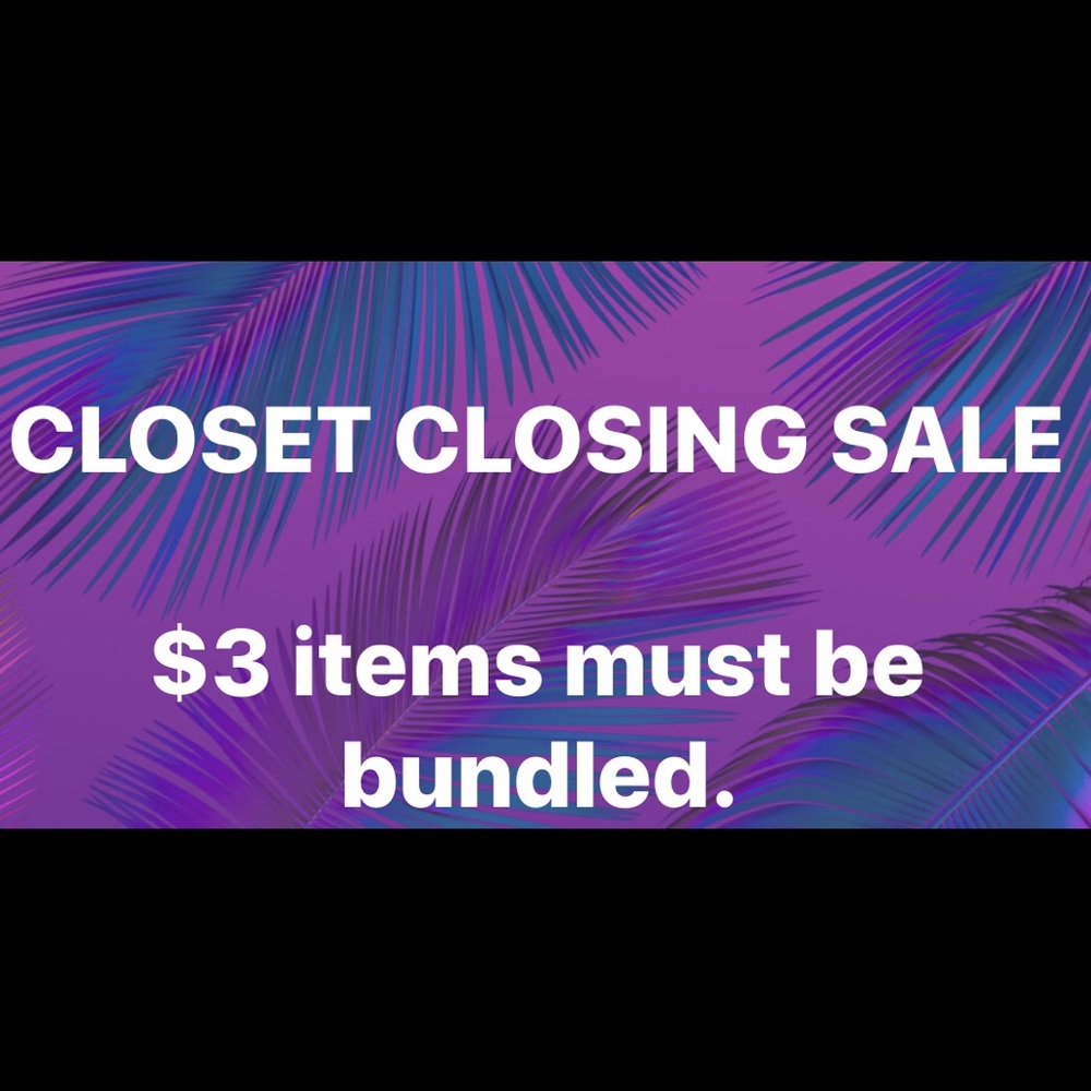 All $3 items must be bundled